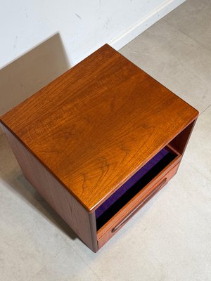 Bedside Table Mid-Century Modern Fresco Nightstand in Teak from G