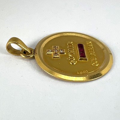 Pendentif Amoureux En Or 18k Et Diamant AUGIS - Occasion En Excellent état