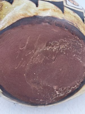 Sunfish Shaped Flower Vase by Jean Claude Malarmey for Vallauris