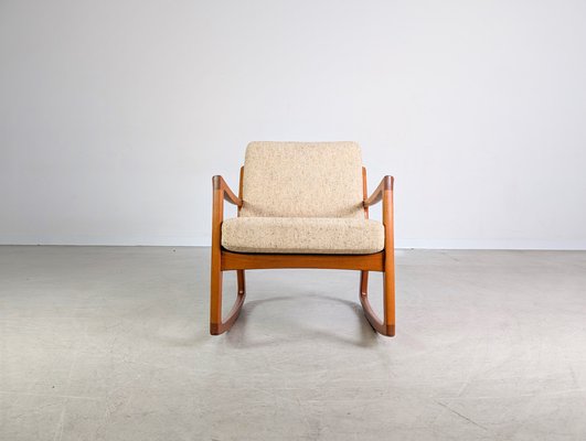 Senator Rocking Chair in Teak by Ole Wanscher for France & Søn for