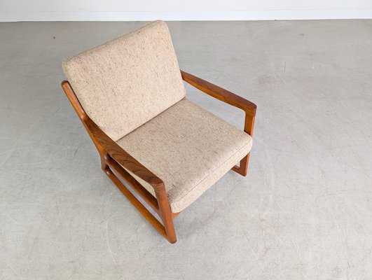 Senator Rocking Chair in Teak by Ole Wanscher for France & Søn for