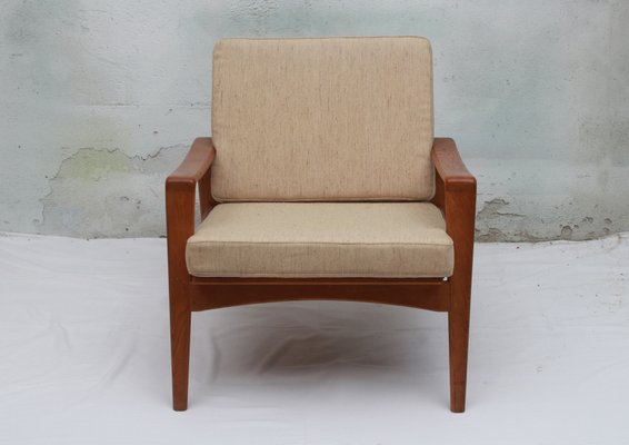 Lounge Chair in Oak by Arne Wahl Iversen for Comfort, 1965 for
