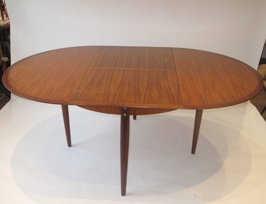 Mid Century French Round Dining Table, French Round Dining Set