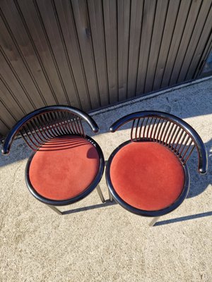 Circo Chairs by Jutta & Herbert Ohl for Lübke, 1980s, Set of 2 for
