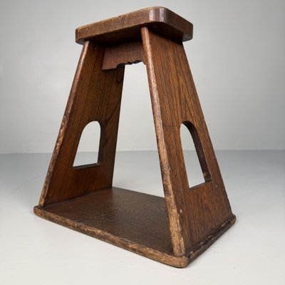 Minimalist Japanese Fumidai, Wooden Step Stool, 1940s for sale at
