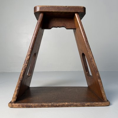 Minimalist Japanese Fumidai, Wooden Step Stool, 1940s for sale at