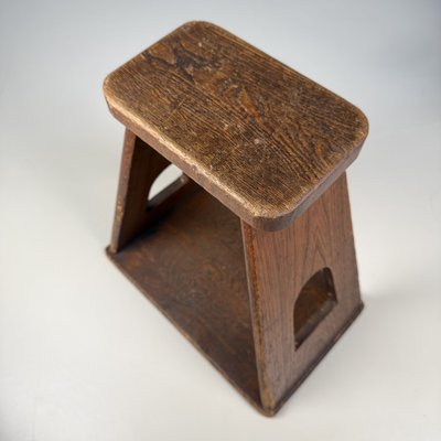 Minimalist Japanese Fumidai, Wooden Step Stool, 1940s for sale at