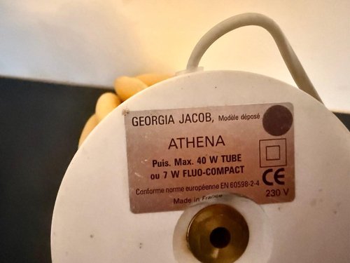 Lampe De Bureau Plastique Recyclé - Forme Organique Style Georgia Jacob - Multicolore