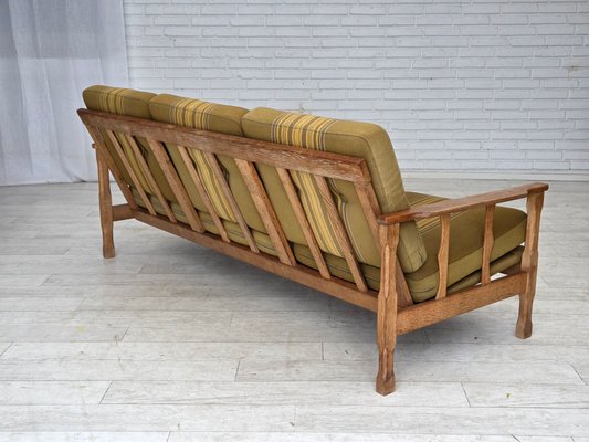 Vintage Danish Three-Seater Sofa in Furniture Wool, 1970s for sale