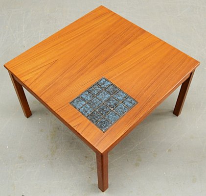 Mid Century Teak Danish Coffee Table With Blue Tiles 1960s For At Pamono Mid Century Teak Danish Coffee Table, Vintage Mid Century Teak Coffee Table