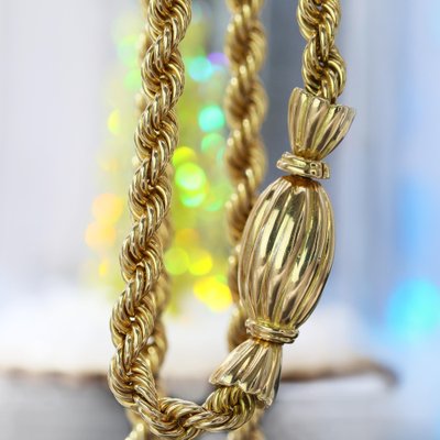 Fermoir Pour Bijou En Or Jaune 18 Carats - Diamètre 6 Mm - Occasion