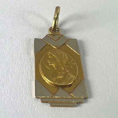 Pendentif Or Jaune 9 Carats En Forme De Permis De Conduire - Occasion - Bijou Personnalisé Homme/femme