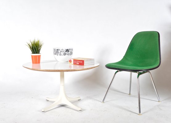 Low Mid-Century White Model 5452 Coffee or Side Table by George