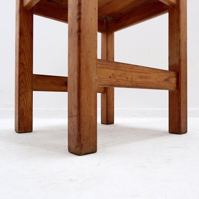 Mid-Century Modern Brutalist Hongisto Stool by Ilmari Tapiovaara