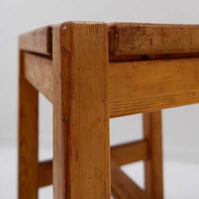 Mid-Century Modern Brutalist Hongisto Stool by Ilmari Tapiovaara