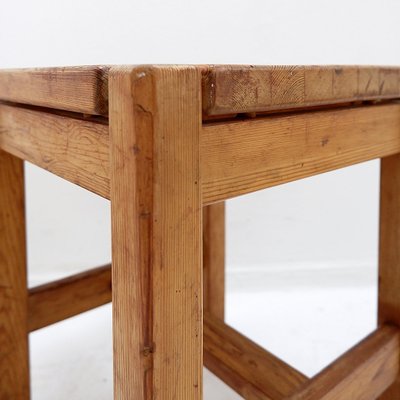 Mid-Century Modern Brutalist Hongisto Stool by Ilmari Tapiovaara