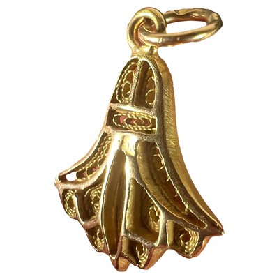 Pendentif En Or 18 Carats Motif Egyptien - Occasion En Parfait état