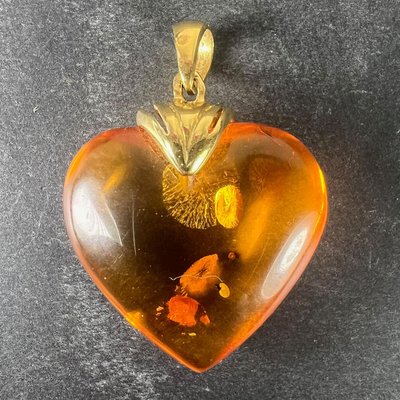 Pendentif Coeur En Or Jaune 18 Carats - Occasion En Parfait état
