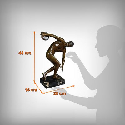 After Myron, The Discus Thrower, Early 20th Century, Bronze for