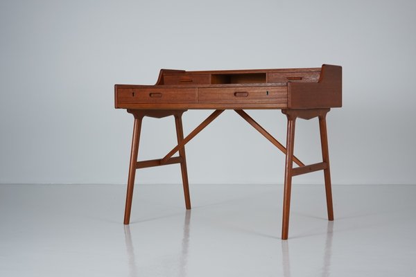 90s vintage table スペースエイジ ヴィンテージ レトロ Danish Model 64 Desk in Teak by Arne Wahl Iversen for Vinde