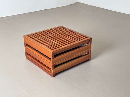 Vintage Coffee Table by Bernard Vuarnesson for Tetra, 1980s for
