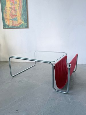 Bauhaus Modernist Tubular Coffee Table, 1970s for sale at Pamono