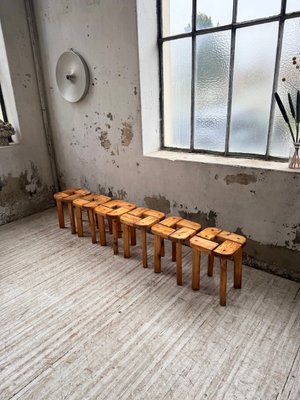 Stools by Olof Ottelin, Finland, 1950, Set of 6 for sale at Pamono