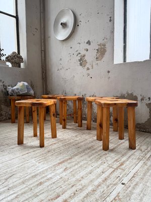 Stools by Olof Ottelin, Finland, 1950, Set of 6 for sale at Pamono
