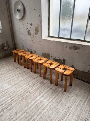 Stools by Olof Ottelin, Finland, 1950, Set of 6 for sale at Pamono