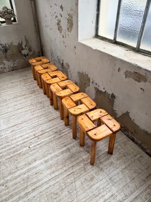Stools by Olof Ottelin, Finland, 1950, Set of 6 for sale at Pamono