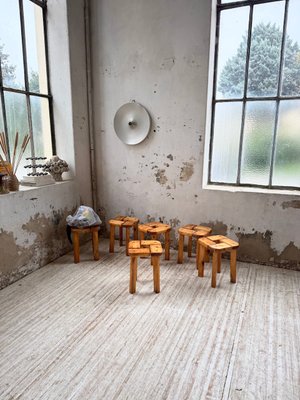 Stools by Olof Ottelin, Finland, 1950, Set of 6 for sale at Pamono