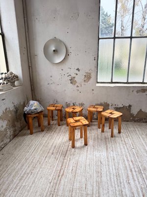 Stools by Olof Ottelin, Finland, 1950, Set of 6 for sale at Pamono