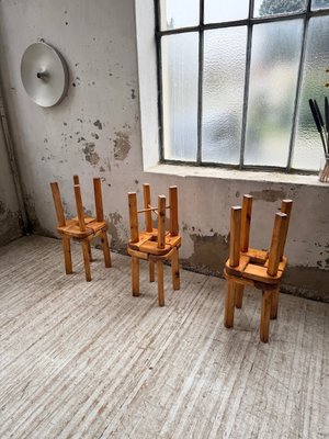 Stools by Olof Ottelin, Finland, 1950, Set of 6 for sale at Pamono