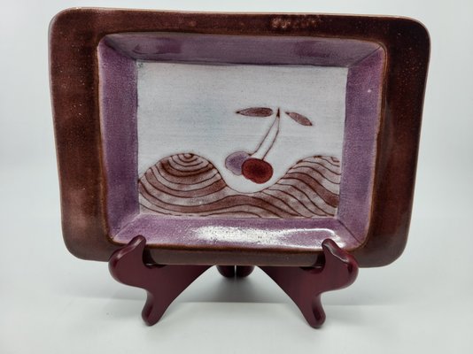 Vintage Ceramic Trinket Tray from Cloutier Brothers, France, 1950