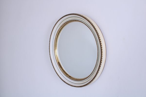 Miroir mural Art déco Apollo en cuivre - En vente sur
