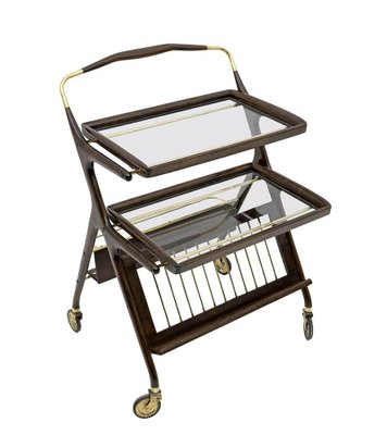 Vintage Magazine Rack by Cesare Lacca for Cassina, 1950s for sale