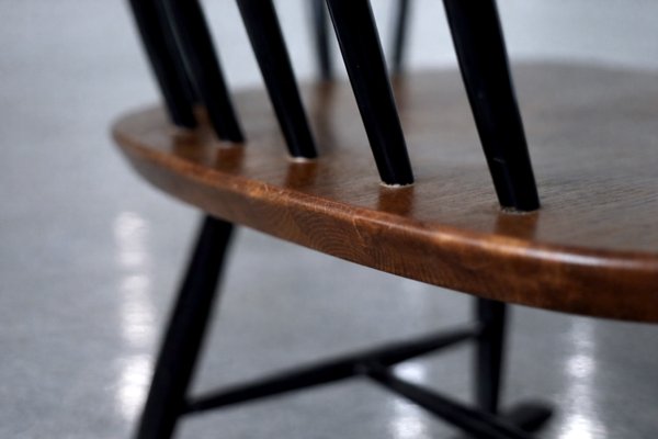 Mid-Century Finnish Modern Wooden Rocking Chair by Ilmari