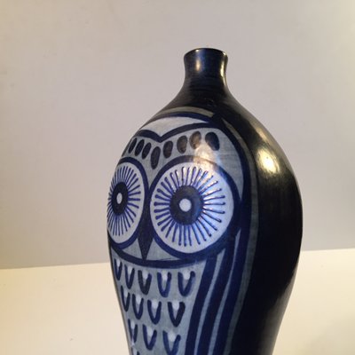 Scandinavian Modern Ceramic Owl Vase 1970s For Sale At Pamono