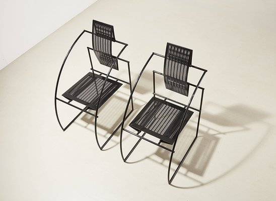Quinta Chairs by Mario Botta for Alias, Italy, 1986, Set of 2 for