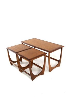 ZEES COFFEE TABLE G-Plan ジープラン Coffee Table with Nesting Tables from G-Plan, Set of 3 for sale at