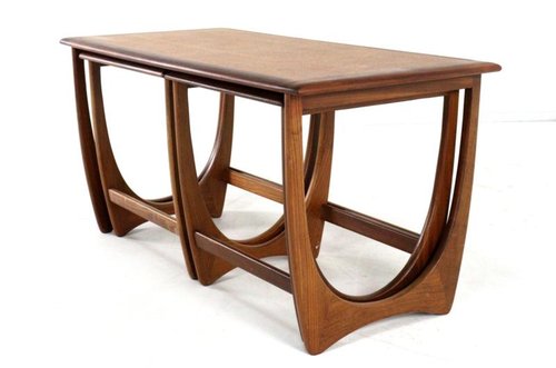 ZEES COFFEE TABLE G-Plan ジープラン Coffee Table with Nesting Tables from G-Plan, Set of 3 for sale at