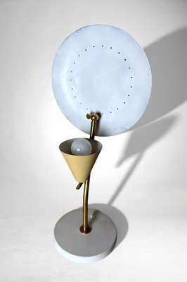 Loupe de bureau - Laiton, métal, verre - Fin du XIXe siècle