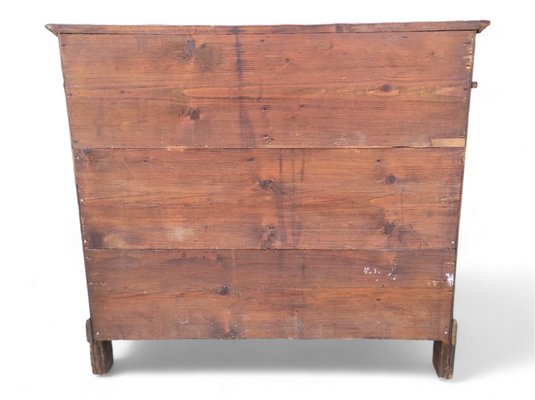 Commode Louis Philippe Ancienne Noyer Massif XIXe Siècle