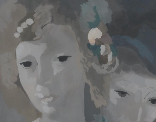 Marie Laurencin, Jeunes filles aux perles, Lithograph for sale at