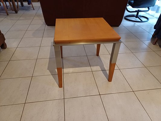Table basse Pierre Vandel Paris années 70 vintage laiton et