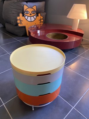 Round PS 2014 Coffee Table with Multiple Modular Tiers from Ikea