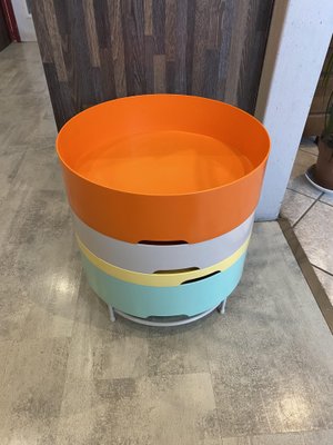 Round PS 2014 Coffee Table with Multiple Modular Tiers from Ikea