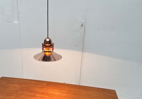 Vintage Danish Copper Nyhavn Pendant Lamp by Alfred Homann and Ole