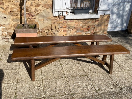 Banc en bois d'orme de style provincial chinois rustique En vente sur Banc en bois d'orme de style provincial chinois rustique En vente sur