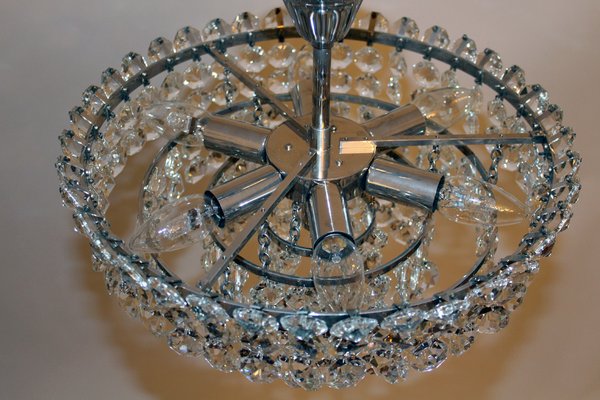 Vintage Crystal Chandelier From Bakalowits Söhne 1960s